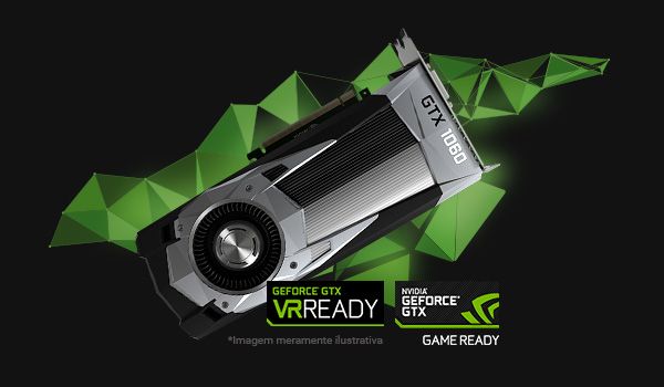 GEFORCE GTX 1060 6gb : GAME APERFEIÇOADO