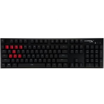 TECLADO KINGSTON HYPERX GAMING MECÂNICO ALLOY FPS CHERRY MX VERMELHO, HX-KB1RD1-NA/A4