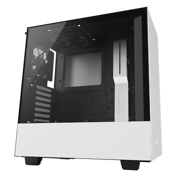 GABINETE GAMER NZXT H500, MID TOWER, VIDRO TEMPERADO, WHITE, CA-H500B-W1