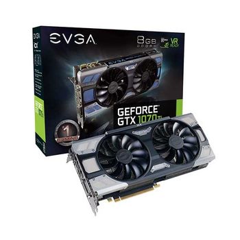PLACA DE VÍDEO EVGA GEFORCE GTX 1070 TI 8GB GDDR5 256BIT, 08G-P4-6775-KR