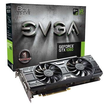 PLACA DE VIDEO EVGA GTX 1060 GAMING 6G ACX3.0 GDDR5, 06G-P4-6262-KR