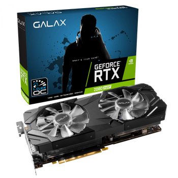 PLACA DE VÍDEO GALAX GEFORCE RTX 2080 SUPER EX (1-CLICK OC), 8GB GDDR6, 256BIT, 28ISL6MDU9EX